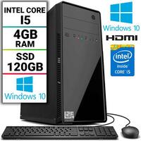 Computador L2F Intel Core i5 Com Hdmi 4GB SSD 120GB Windows 10 Teclado