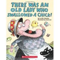There Was An Old Lady Who Swallowed A Chick!