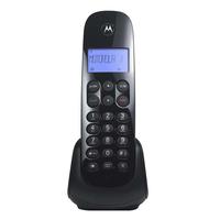Telefone Sem Fio Motorola Moto700 Identificador De Chamadas e Visor Preto + 1 Ramal