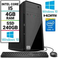 Computador L2F Intel Core i5 Com Hdmi 4GB SSD 240GB Windows 10 Teclado