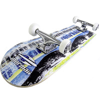 Skateboard Mormaii Chill Azul, Preto e Branco