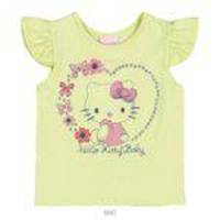 Blusa Infantil Bebê Hello Kitty Manga Curta 0850.87271