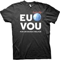 Camiseta Rock in Rio Eu Vou Dimona Infantil Preta