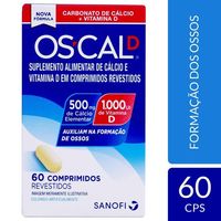 OsCal D 500mg/1000UI Sanofi Aventis 60 Comprimidos