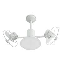 Ventilador de Teto Treviso Lustre Infinit Plus Branco com Controle Remoto LED TRV59