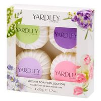 Yardley Mixed Soap Collection Kit Sabonetes 4x 50g