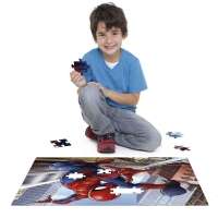 Quebra cabeça Grandão 120 Peças Disney Marvel Spider man Toyster