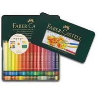 Lápis de Cor Faber Castell Polychromos com Estojo Metálico 120 Cores