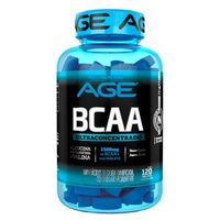 BCAA Concentrado 1000mg Age Nutrilatina - Suplemento de Aminoácidos 120 Caps
