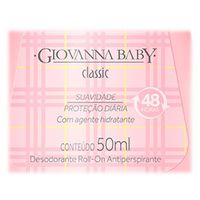 Desodorante Roll on Giovanna Baby Feminino Classic 50ml