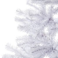 Árvore de Natal Christmas Traditions Pela Metade Branca 2.1m