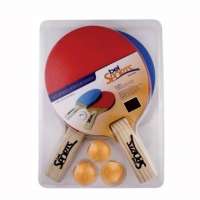 Kit Ping Pong 2 Raquetes 3 Bolas E 1 Rede De Tênis De Mesa 4855 Belfix