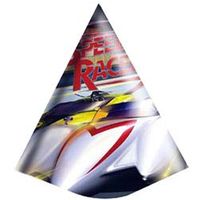 Chapéu de Aniversário Yonifest Speed Racer 8 Unidades