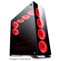 Gabinete Gamer Redragon Ironhide Chroma - Coolers RGB - Janela Lateral em Vidro Temperado - Full Tower - GC-801