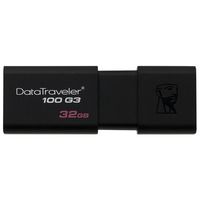 Pen Drive KINGSTON DataTraveler Dt100G3 USB 3.0 32GB Preto