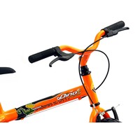 Bicicleta Infantil TRACK & BIKES Dino Aro 16 Laranja Neon