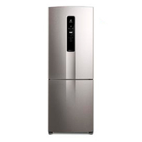 Refrigerador Bottom Freezer Electrolux de 02 Portas Frost Free com 488 Litros Tecnologia Inverter Inox - IB55S 220V