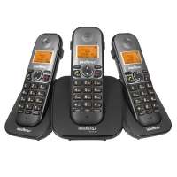 Telefone Intelbras TS5123 Identificador de Chamadas Preto + 2 Ramais adicionais