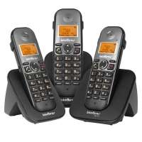 Telefone Intelbras TS5123 Identificador de Chamadas Preto + 2 Ramais adicionais