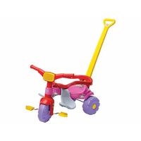 Triciclo Infantil Magic Toys Mônica Haste Removível Colorido