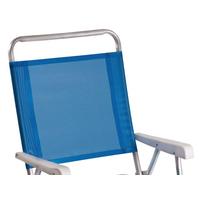 Cadeira Master Plus Mor Alumínio Azul
