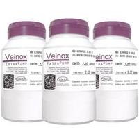 Kit 3 Unidades Veinox Extra Pump - Power Supplements 120 cápsulas cada
