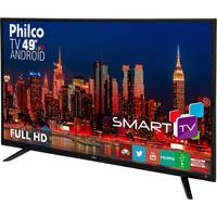 Smart TV LED 49'' Philco PH49F30DSGWA Preta