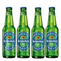 Kit 4 Un Cerveja Sem Álcool Heineken 0,0% - Ln 330 Ml