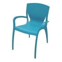 Cadeira de Polipropileno e Fibra de Vidro Azul Claro Tramontina 92040070