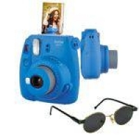 Câmera instantânea Fujifilm Instax Mini9 Azul Cobalto + Óculos de Sol