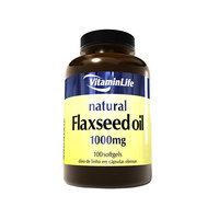 Suplemento Vitaminlife Natural Flaxseed Oil 1000mg 100 Softgels