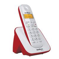 Telefone Sem Fio Intelbrás TS3110 Branco e Vermelho