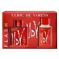 Kit Udv Flash Ulric de Varens Masculino Eau de Toilette Perfume + Desodorante
