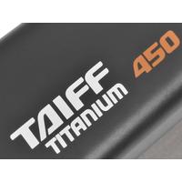 Prancha Taiff Titanium 450 Colors Laranja e Preta
