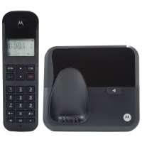 Telefone Sem Fio Digital Motorola Com Identificador de Chamadas Preto MOTO3000