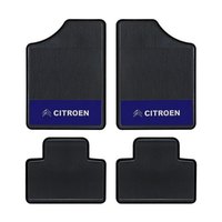 Tapete Automotivo - Citroen - Base Azul - Logo Citroen