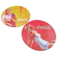 Jogo Americano e Porta-copos Coca-Cola Blond Lady 4 Peças