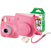 Kit Câmera Instantânea Fujifilm Instax Mini 9 Rosa