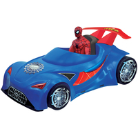 Carro Marvel Spider man De Empurrar Lider Brinquedos 2382 Com Acessórios