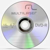 Mídia DVD-R Multilaser 16x 50 Unidades Shrink Dv061