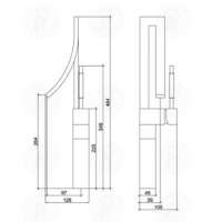 Misturador Monocomando Para Lavatório Bica Alta 2877 C77 Lorenzetti