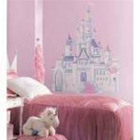 Adesivo De Parede Disney Princess - Princess Castle Peel  Stick Giant Wall Decal Roommates