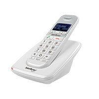 Telefone Intelbras s/ fio TS63V Branco c/ ID e Viva-voz