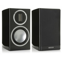 Monitor Audio Gold G50 Par De Caixas Acústicas Bookshelf 2 vias 100w Rms Preto Laqueado