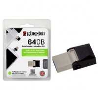Pen Drive Kingston 64GB USB 3.0 Data Traveler Micro Duo - DTDUO3/64GB