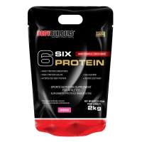 Whey Protein 6 Six Protein Refil 2kg Exclusivo Bodybuilders Morango