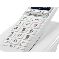 Telefone Intelbras TS63V Branco + 3 Ramais