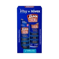 Kit Novex Liso De Cinema Shampoo 300ml + Tratamento Condicionante 300ml