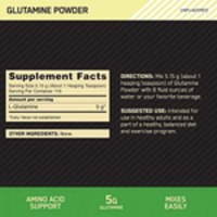 Optimum Nutrition L-Glutamina Muscle Recovery Powder, 600 Gram