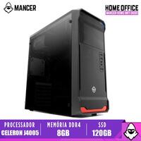 PC Home Mancer, Intel Celeron J4005, 8GB DDR4, SSD 120GB, 500W